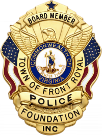 Eagle Topped Flag Draped Badge S-503A