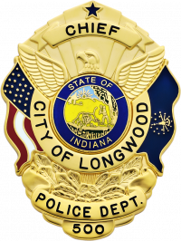 Eagle over shield badge S503IN