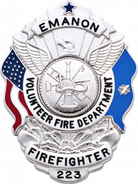 Eagle over shield badge S503OK