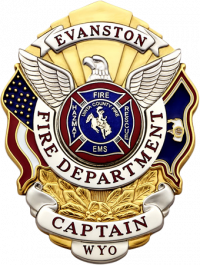 Eagle Topped Flag Draped Badge S-503WY