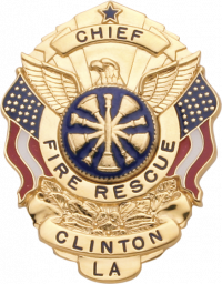 Eagle Topped Flagged Draped Badge S-517