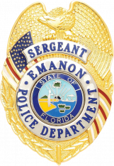 Eagle Topped Badge S521A