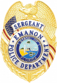 Eagle Topped Badge S521A