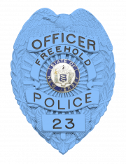 Autism Awareness Eagle Topped Badge S536A_BL