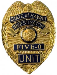 Hawaii Five-O Replica badge