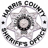 7 point star badge in circle S590