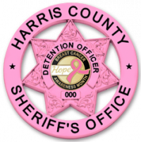 7 point star Cancer Awareness badge in circle S590_PK