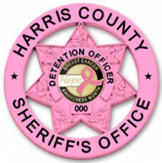 7 point star Cancer Awareness badge in circle S590_PK