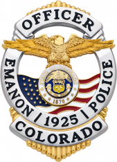 Eagle Badge Flag Draped badge S671-A