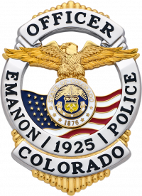 Eagle Badge Flag Draped badge S671-A