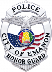 Eagle Badge Flag Draped badge S671