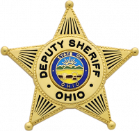 Five Point Ball Enameled Tipped Star Badge S80