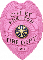 Cancer Awareness Eagle Topped Badge Style # S-91-B_PK