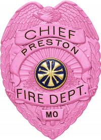 Cancer Awareness Eagle Topped Badge Style # S-91-B_PK