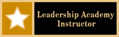 Three panel Leadership Academy Instructor service award SAB3_180