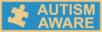 One panel Autism Aware service award SAB3_225