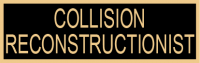 Collision Reconstructionist service award SAB3_291