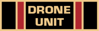 5 panel Drone Unit service award SAB3_349