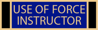 Use of Force Instructor service award SAB3_532
