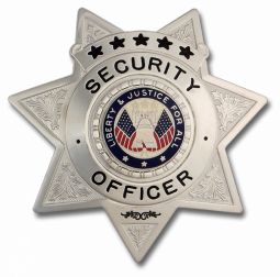 Security Officer Stock Badge SB-2412R