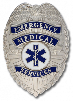 Emergency Medical Services Stock Badge SB-2916S