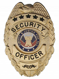 Security Officer Stock Badge SB-2916