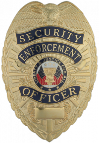 Security Enforcement Officer Stock Badge SB-3020