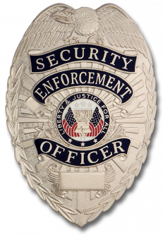 Security Enforcement Officer Stock Badge SB-3020