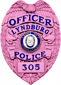 Cancer Awareness Eagle topped badge SB1901A_PK