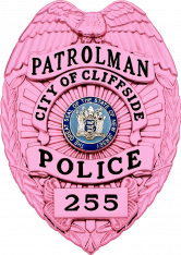 Cancer Awarenmess Eagle Topped Badge SB1902A_PK