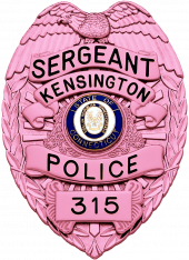 Cancer Awarenmess Eagle Topped Badge SB1902_PK