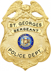 Eagle over shield badge SH-223