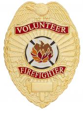 Volunteer Fire Fighter Badge - W53