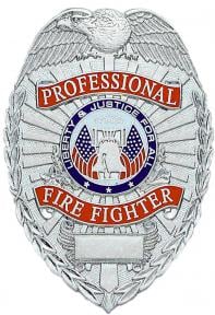 Professional Fire Fighter Badge - W54