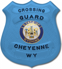 Blue Awareness Shield badge with no eagle S139_BL