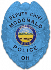 Autism Awareness Eagle Topped Badge S-155_BL