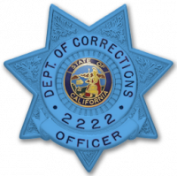 7 Point Star Badge S-243B_BL