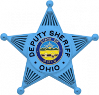 Blue Awareness 5 Point Ball Tipped Star Badge S-258_BL