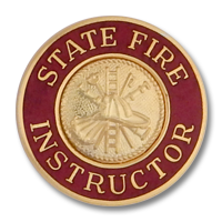 State Fire Instructor collar insignia 6043