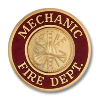 Mechanic Fire Dept. collar insignia 6185