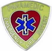 Paramedic Emergency Life Support Emblem Style 6581