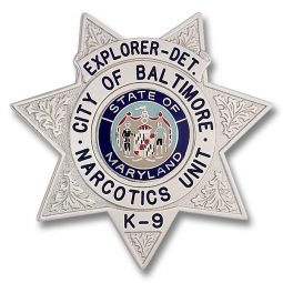 Seven Point Star Badge B-4418