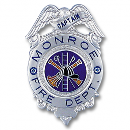 Eagle Topped Badge B-5112