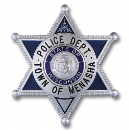 Six Point Ball Tipped Star Badge B7511