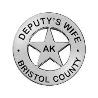 Round Miniature Badge with 5-Point Star Center