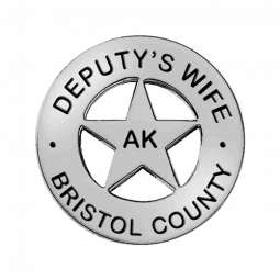 Small Circle Badge with Five Point Star