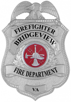 Eagle Shield Badge w/ Applied Panels B-7411AB