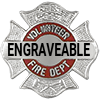 Engraveable Maltese Cross Service Award QS-3542