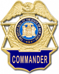 Eagle Topped Badge w/reversed enamel panels S111-E