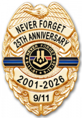 9/11 Remembrance Collection Badge